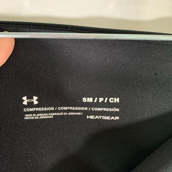 Under Armour Leggings Women's Small Black Pull On Stretchy Mid Rise - Picture 4 of 7